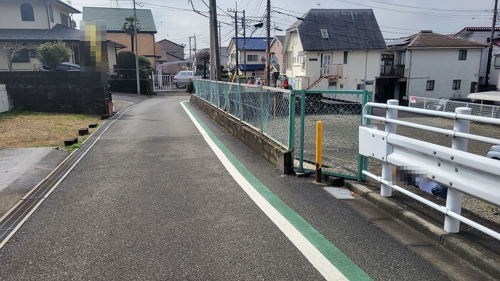 完成後の道路側の様子