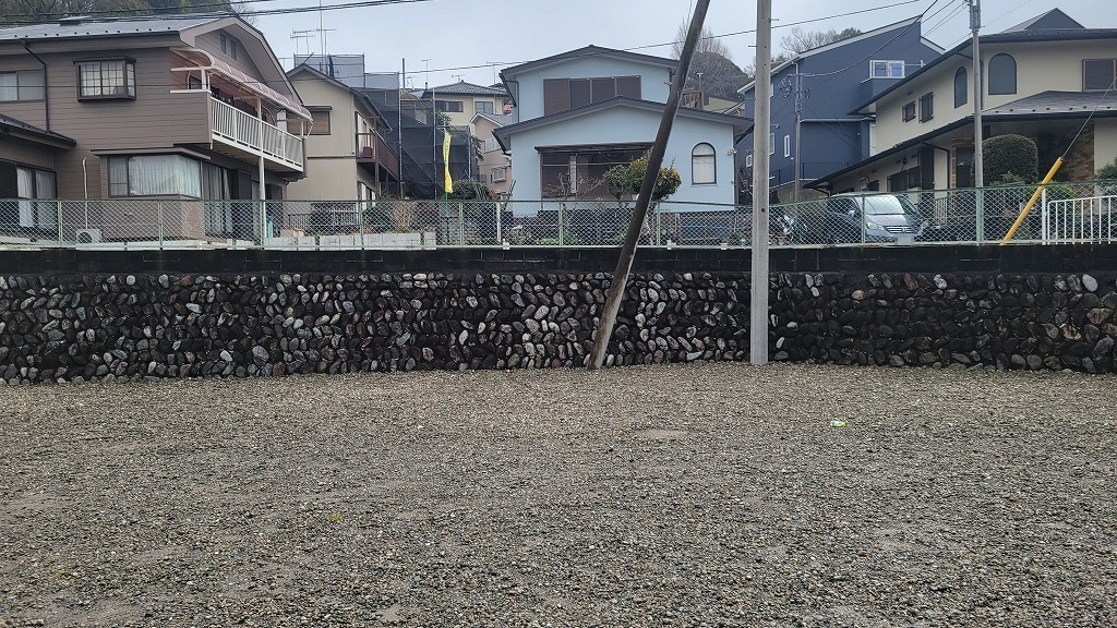 完成後の敷地の全景
